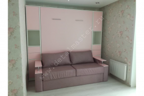 Шкаф-кровать с диваном Бела-17 в Нерюнгри - neryungri.katalogmebeli.com | фото