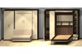 Шкаф-кровать с диваном Бела-5 в Нерюнгри - neryungri.katalogmebeli.com | фото 4