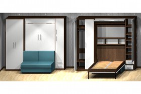 Шкаф-кровать с диваном Бела-5 в Нерюнгри - neryungri.katalogmebeli.com | фото 5