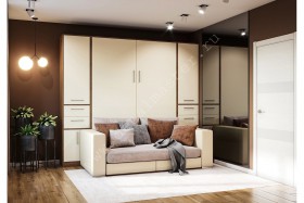 Шкаф-кровать с диваном Злата в Нерюнгри - neryungri.katalogmebeli.com | фото
