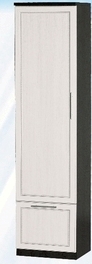 Шкаф средний с ящиком ДЛЯ ГОСТИНОЙ ШСЯ-450 Венге/Дуб выбеленный в Нерюнгри - neryungri.katalogmebeli.com | фото 2