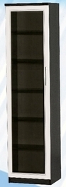 Шкаф средний со стеклодверью ДЛЯ ГОСТИНОЙ ШСС-450 Венге/Дуб выбеленный в Нерюнгри - neryungri.katalogmebeli.com | фото