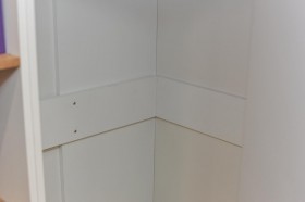 Шкаф угловой «Оксфорд» (Ривьера/Белый с рисунком) в Нерюнгри - neryungri.katalogmebeli.com | фото 5