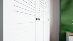 Шкаф угловой с 1-ой дверью с зеркалом «Ривьера» (Белый) в Нерюнгри - neryungri.katalogmebeli.com | фото 8
