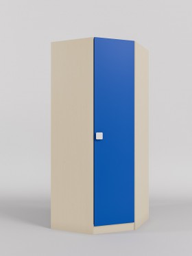 Шкаф угловой (угловая секция) Скай (Синий/корпус Клен) в Нерюнгри - neryungri.katalogmebeli.com | фото 1