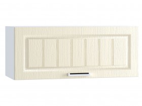 Шкаф верхний горизонтальный 800, ШВГ 800 (Клен кремовый/корпус белый) в Нерюнгри - neryungri.katalogmebeli.com | фото