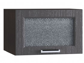 Шкаф верхний горизонтальный со стеклом 510, ШВГС 510 (Клен серый/корпус венге) в Нерюнгри - neryungri.katalogmebeli.com | фото