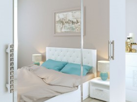 Спальня Тиффани (Белый текстурный) в Нерюнгри - neryungri.katalogmebeli.com | фото 2