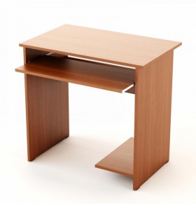 Компьютерный стол Малый упрощённый (Беленый дуб) в Нерюнгри - neryungri.katalogmebeli.com | фото 2