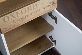 Стол с ящиками «Оксфорд» (Ривьера/Белый с рисунком) в Нерюнгри - neryungri.katalogmebeli.com | фото 10