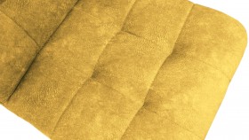 Стул «Аспен» К1С Черный муар/Микровелюр Wellmart Yellow в Нерюнгри - neryungri.katalogmebeli.com | фото 3