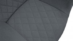 Стул «Дастин» К1С Черный/Микровелюр Jercy Graphite в Нерюнгри - neryungri.katalogmebeli.com | фото 2