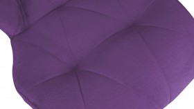 Стул «Elvis» Т7 (Черный муар/Велюр S002 фиолетовый) в Нерюнгри - neryungri.katalogmebeli.com | фото 3