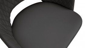 Стул «Калипсо» К1К Белый/Кожзам Polo Graphite в Нерюнгри - neryungri.katalogmebeli.com | фото 3