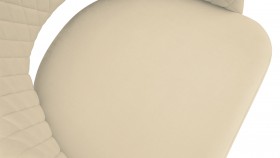 Стул «Калипсо» К1К Черный муар/Велюр Confetti Cream в Нерюнгри - neryungri.katalogmebeli.com | фото 3
