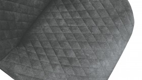 Стул «Оливер» К3 Черный/Микровелюр Wellmart Graphite в Нерюнгри - neryungri.katalogmebeli.com | фото 3