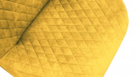 Стул «Оливер» К3 Черный/Микровелюр Wellmart Yellow в Нерюнгри - neryungri.katalogmebeli.com | фото 3
