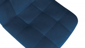 Стул «Райс» К1С Белый/Велюр Confetti Blue в Нерюнгри - neryungri.katalogmebeli.com | фото 3