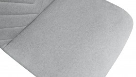 Стул «Шерри» К1С Черный муар/Микровелюр Jercy Silver в Нерюнгри - neryungri.katalogmebeli.com | фото 3