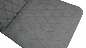 Стул «Стенли» К3 Черный муар/Микровелюр Duna Steel в Нерюнгри - neryungri.katalogmebeli.com | фото 3