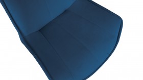 Стул «Тейлор» К1С Исп. 2 Белый/Велюр Confetti Blue в Нерюнгри - neryungri.katalogmebeli.com | фото 3