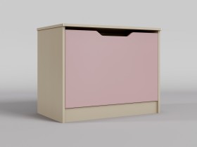 Ящик для игрушек Грэйси (Розовый/корпус Клен) в Нерюнгри - neryungri.katalogmebeli.com | фото