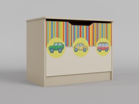 Ящик для игрушек Клаксон (Бежевый/корпус Клен) в Нерюнгри - neryungri.katalogmebeli.com | фото