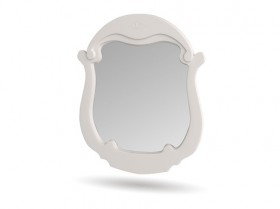Зеркало настенное Мария (Белый глянец) в Нерюнгри - neryungri.katalogmebeli.com | фото